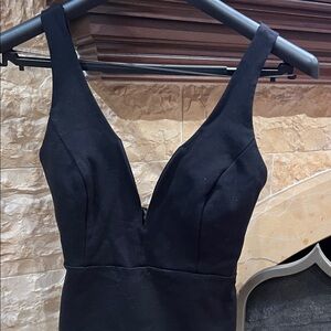 Lulu's Black Backless Dress